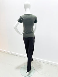 Majestic Filatures Soft-Touch Short-Sleeve Crewneck - Volcanic Rock