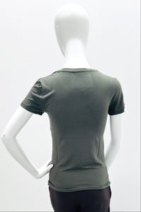 Majestic Filatures Soft-Touch Short-Sleeve Crewneck - Volcanic Rock
