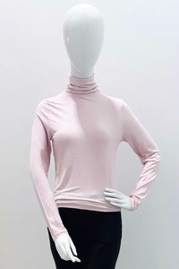 Majestic Filatures Soft Touch Long-Sleeve Turtleneck - Petale