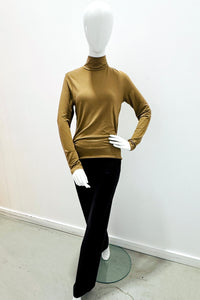 Majestic Filatures Soft Touch Long-Sleeve Turtleneck - Havana