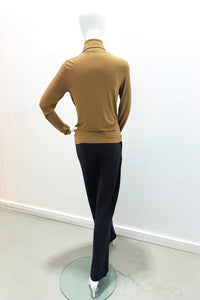 Majestic Filatures Soft Touch Long-Sleeve Turtleneck - Havana