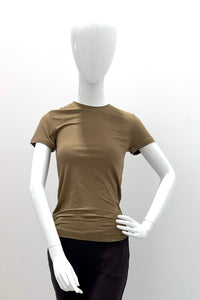 Majestic Filatures Soft-Touch Short-Sleeve Crewneck - Havana