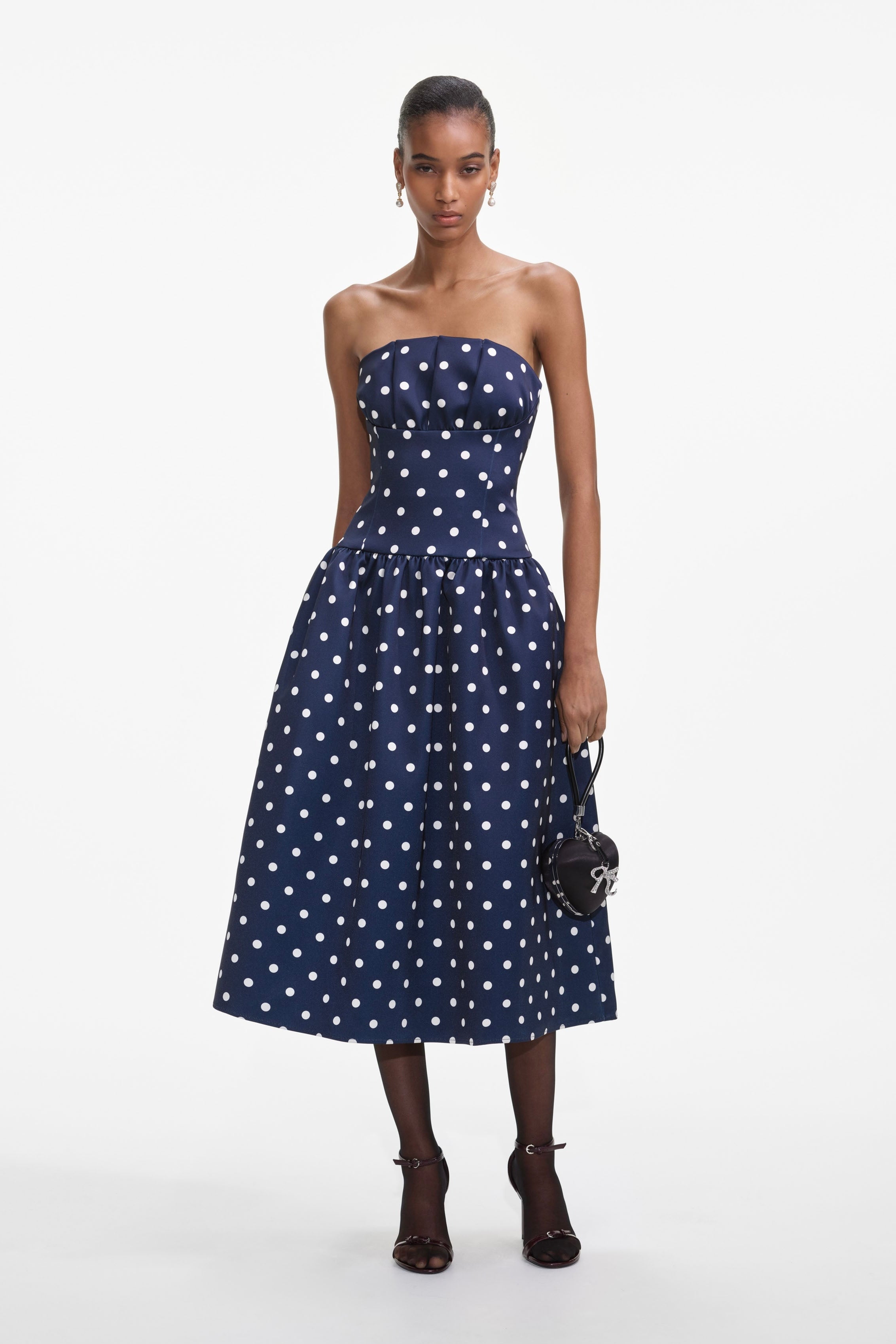 Self-Portrait Satin Midi Dress1