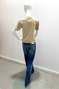 People of Leisure Queen Basic Tee - Sand