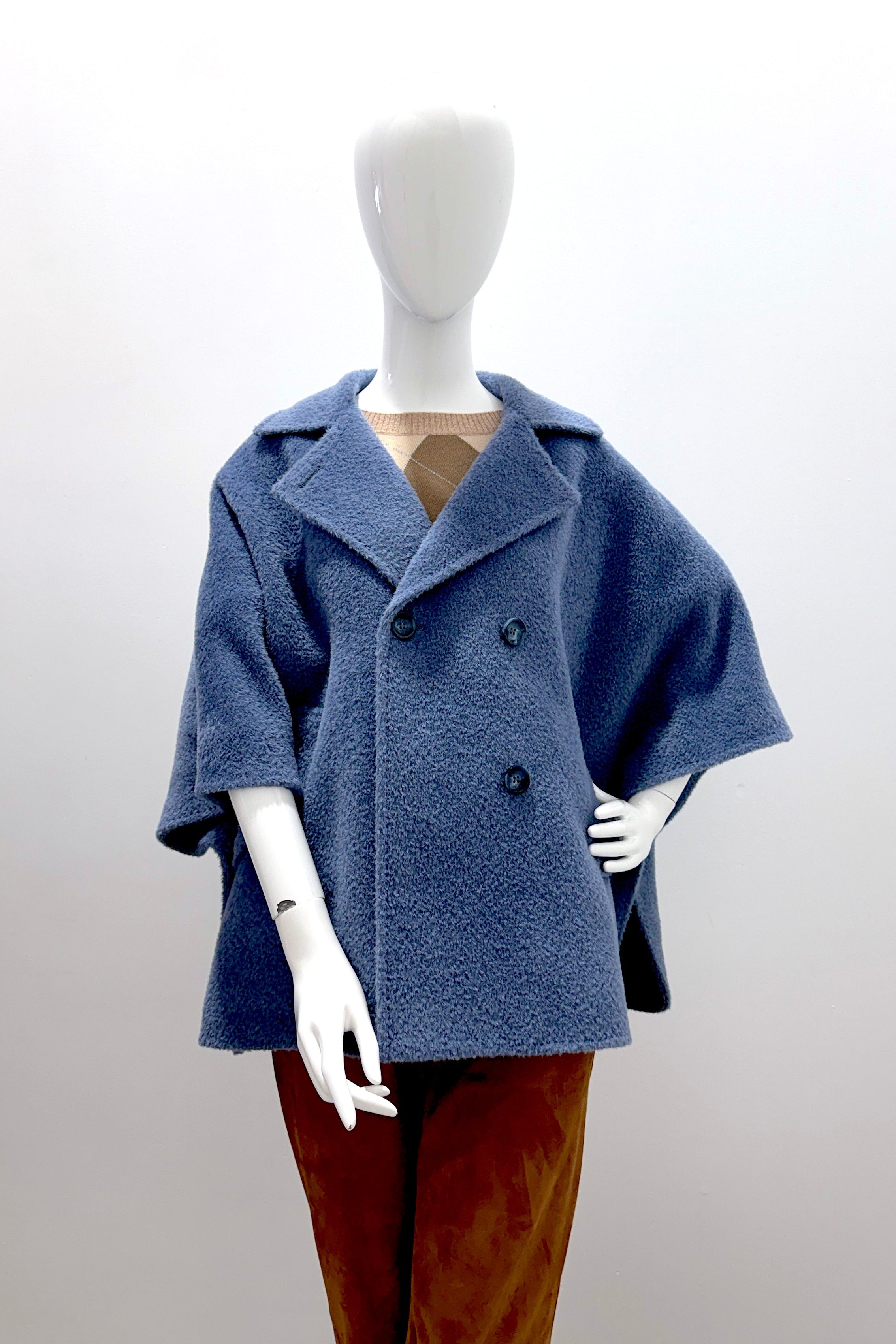 Cinzia Rocca Cape - Blue