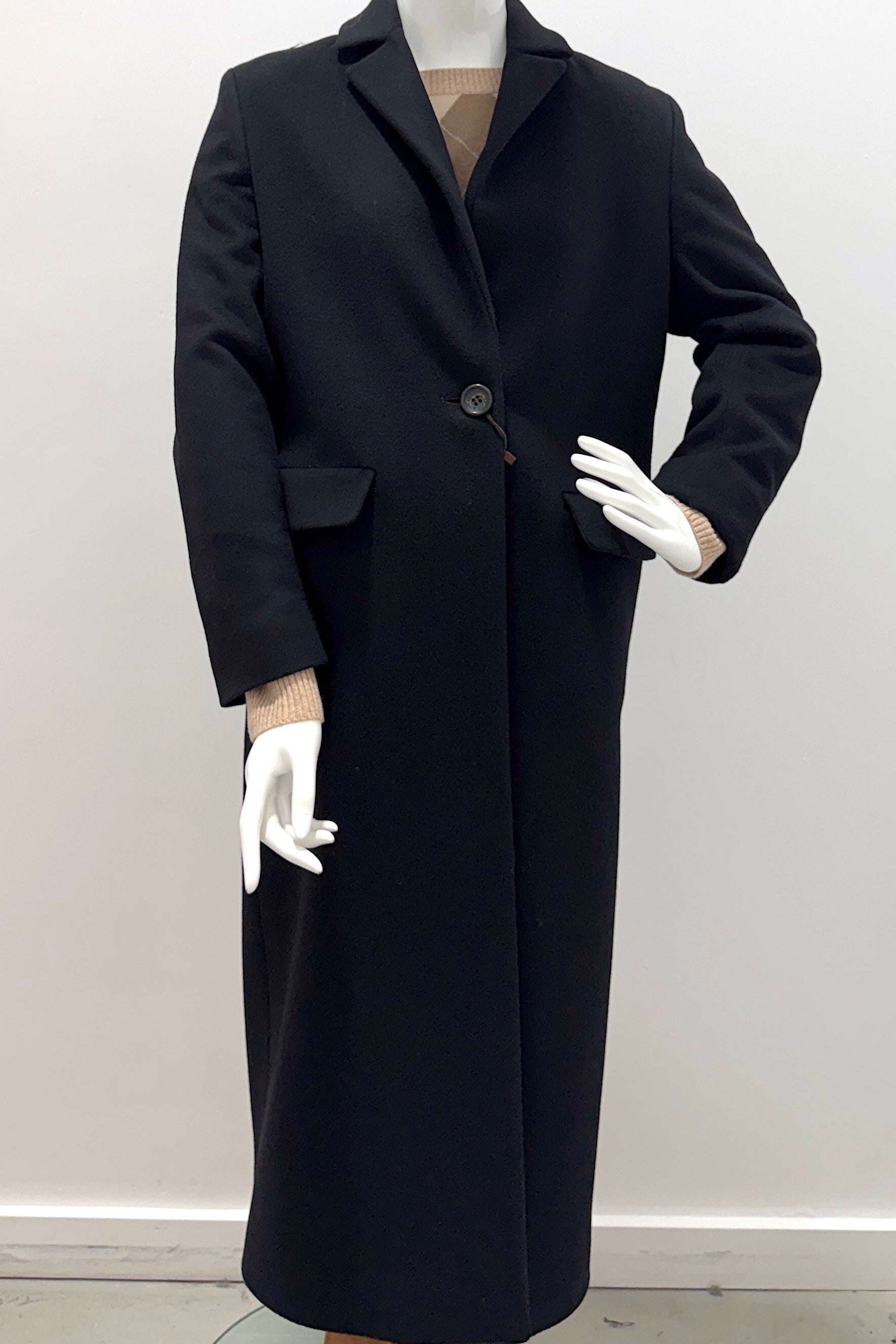 Cinzia Rocca Long Coat - Black