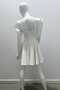 Black Halo Bambi Mini Dress White