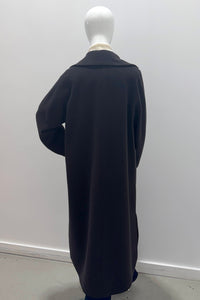 Manteau long Cinzia Rocca marron café