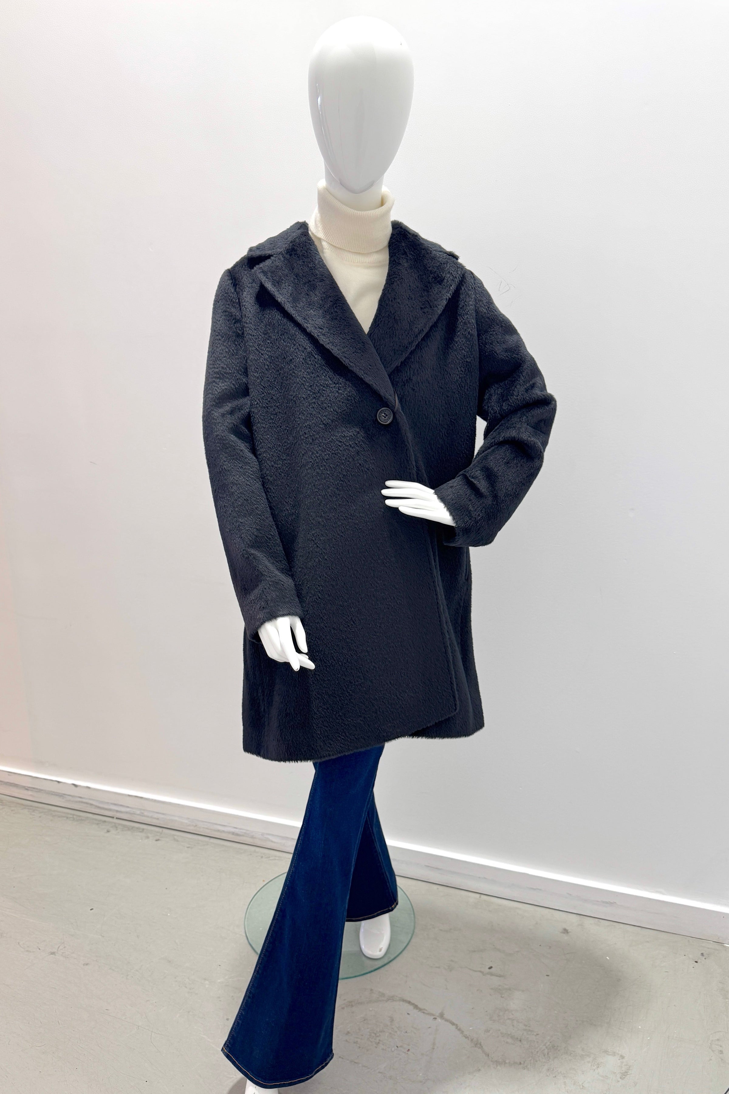 Manteau 3/4 Cinzia Rocca noir