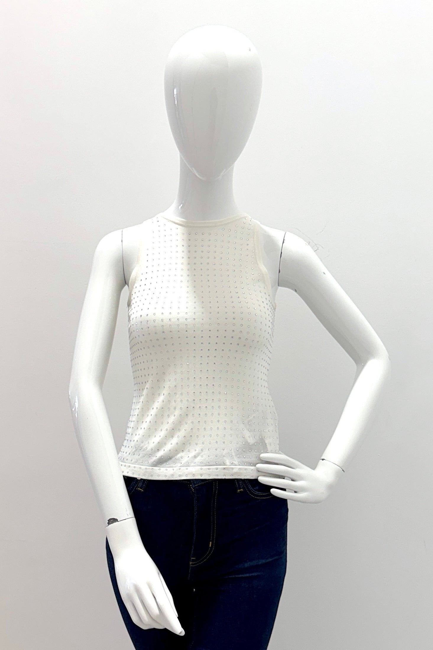 Marella MA12011F-009 débardeur Baldi blanc