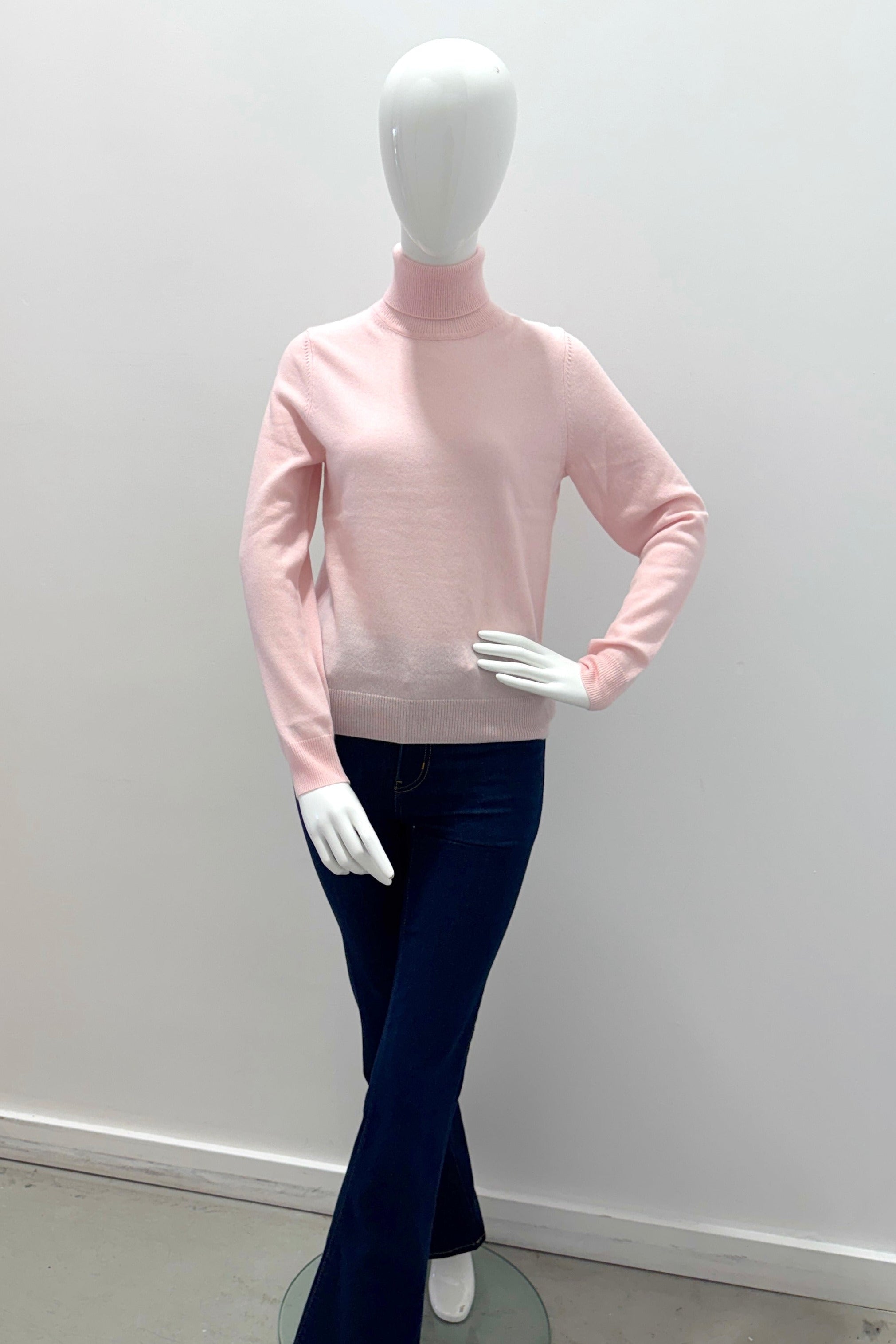 Repeat Organic Cashmere Knitted Pullover Feather