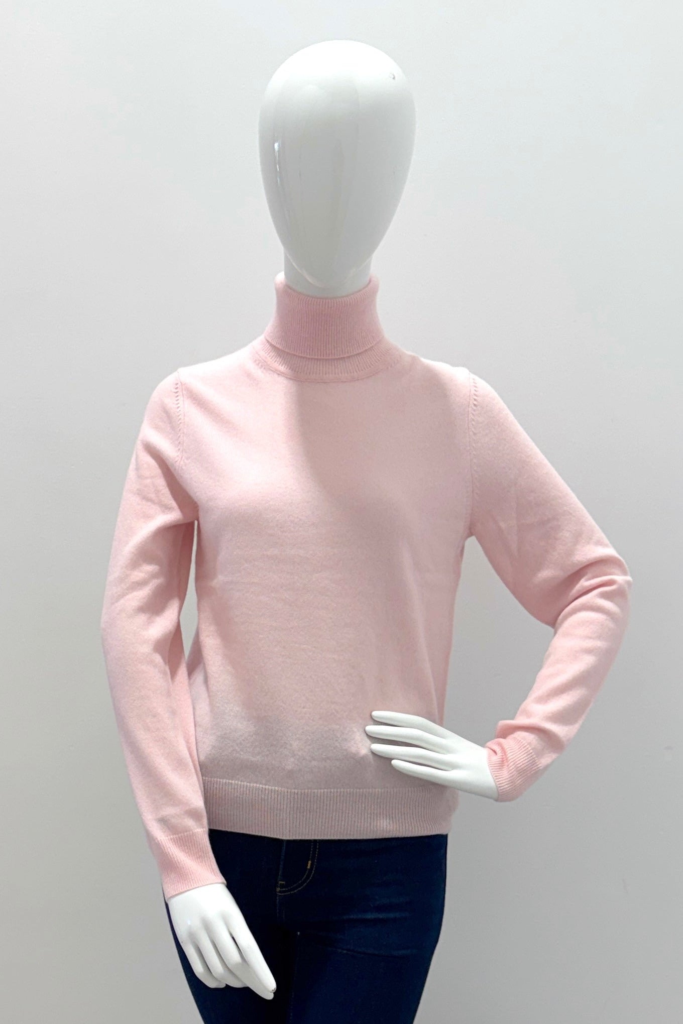 Repeat Organic Cashmere Knitted Pullover Feather