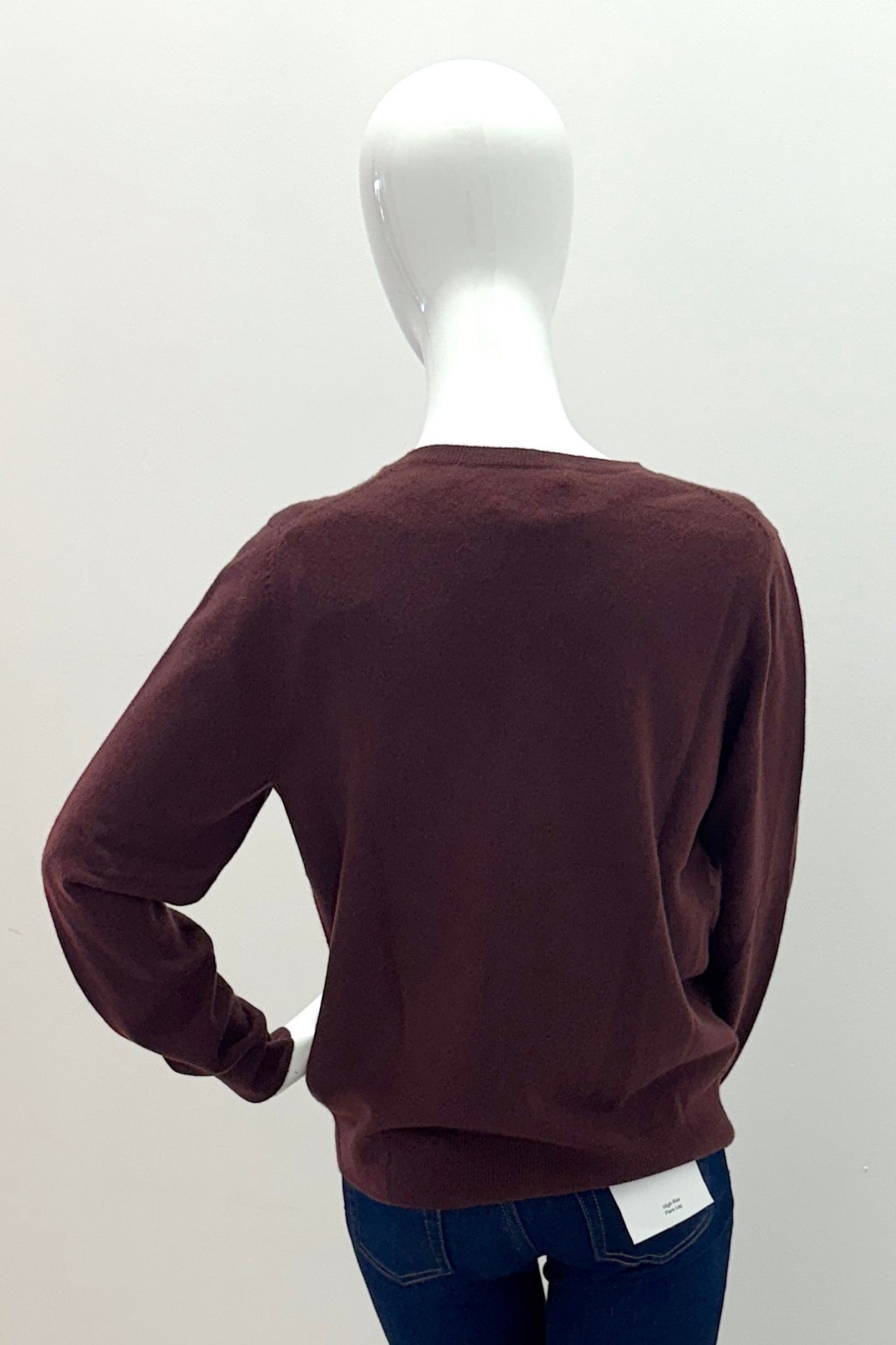 Repeat Organic Cashmere Knitted Cardigan Lava