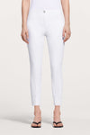 Cambio Cropped Ros Pant Pure White