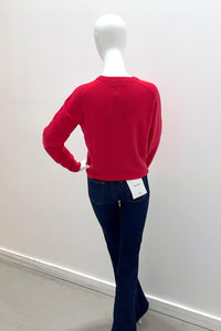 Repeat Organic Cashmere Knitted Pullover Blossom
