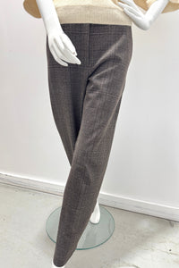 Cambio Edita Pants Mouline Check Brown