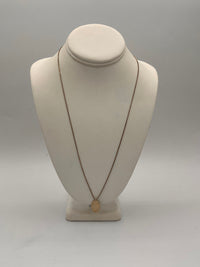 HARAKIRI Amelia Silver Necklace and gold filled oval medallion