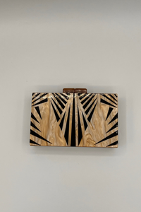 Black Palm Clutch