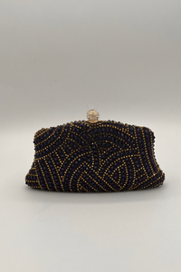 Midnight Bead Clutch