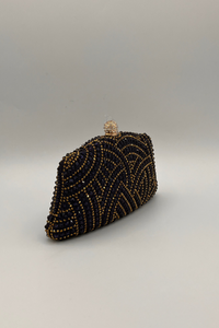 Midnight Bead Clutch