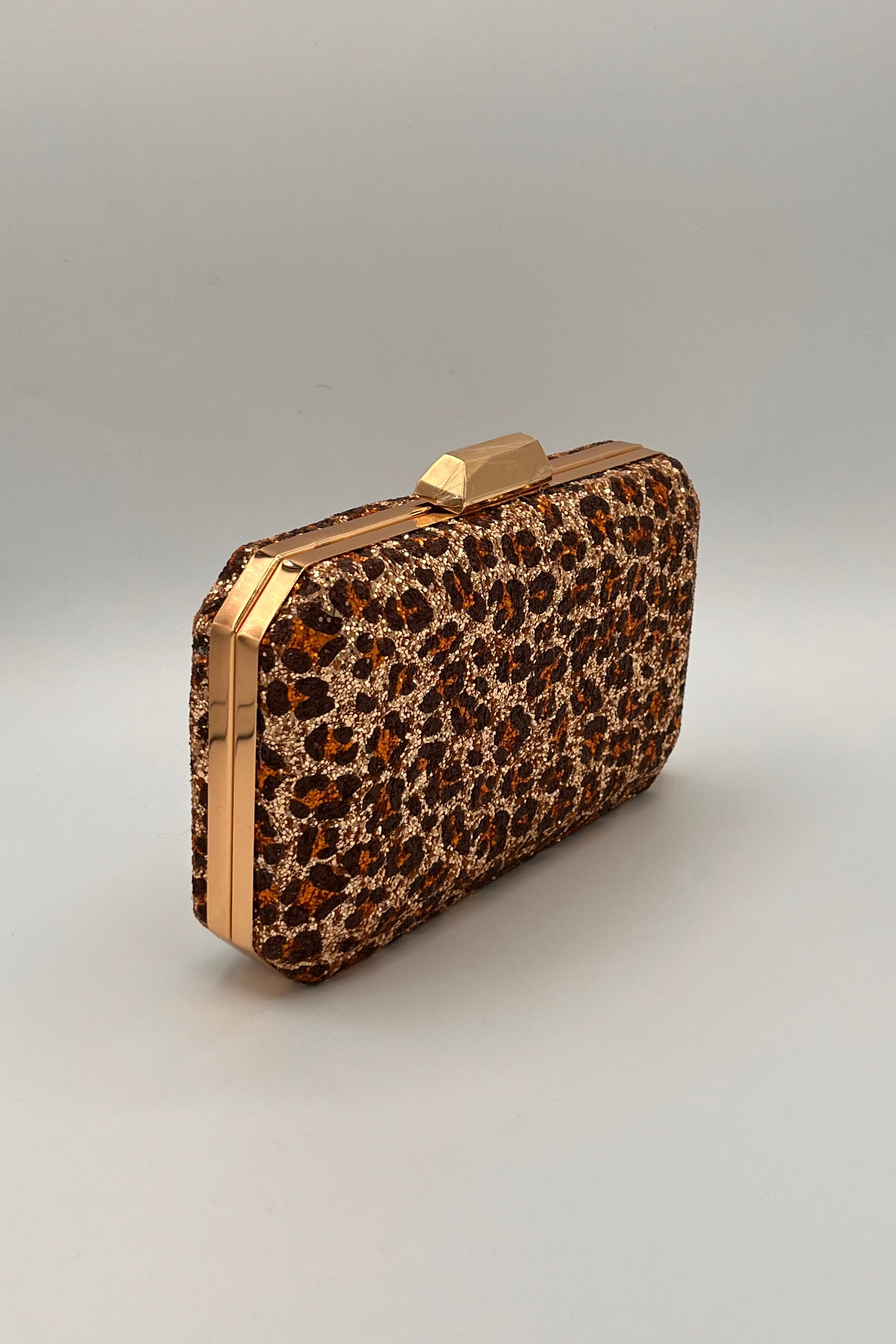 Leopard Sparkle Clutch