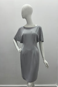 Vera Mont Cape Sleeve Dress