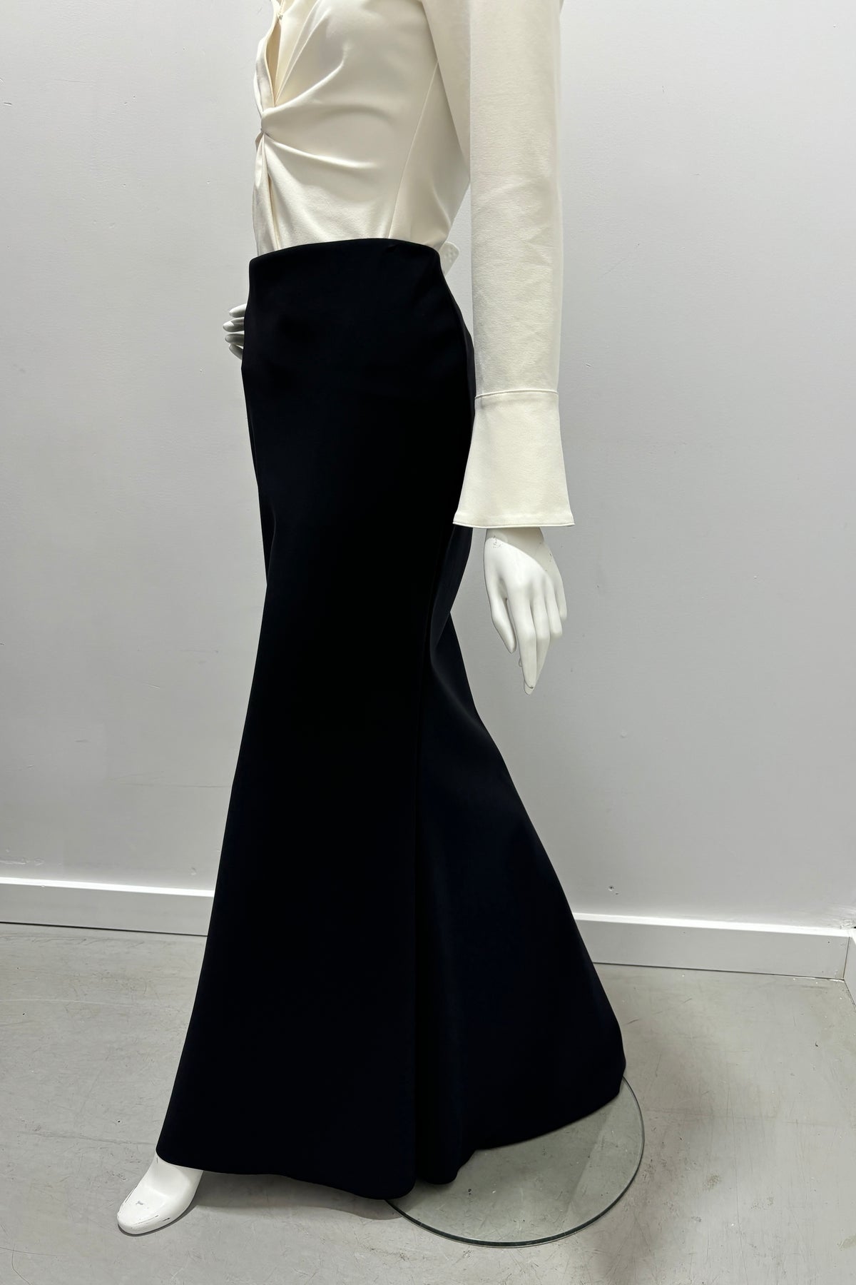 PIKADINGNIS Women's Elegant Straps Back Smocked A-Line Long Skirt