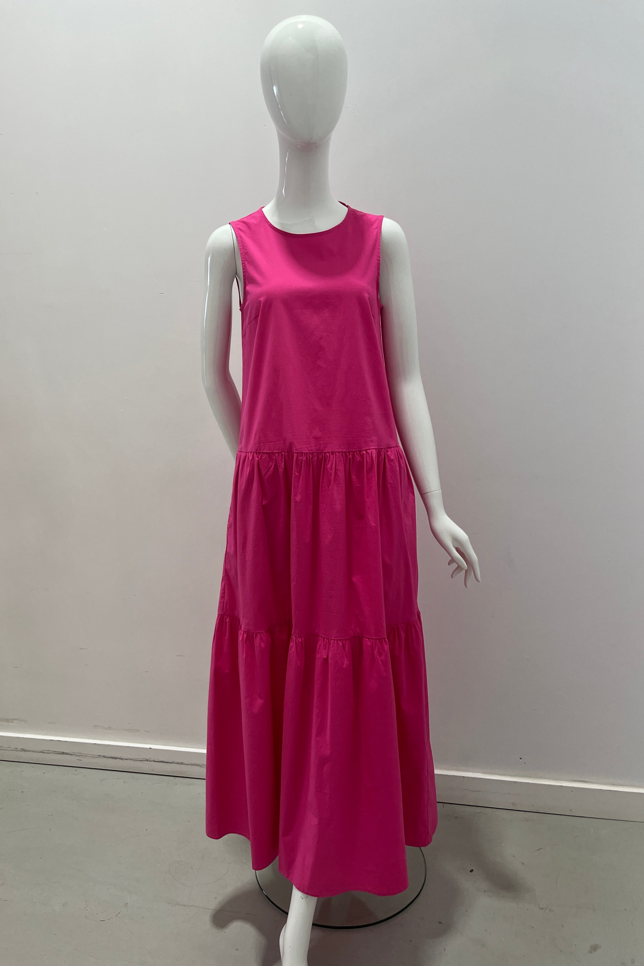 Cotton sleeveless maxi store dress