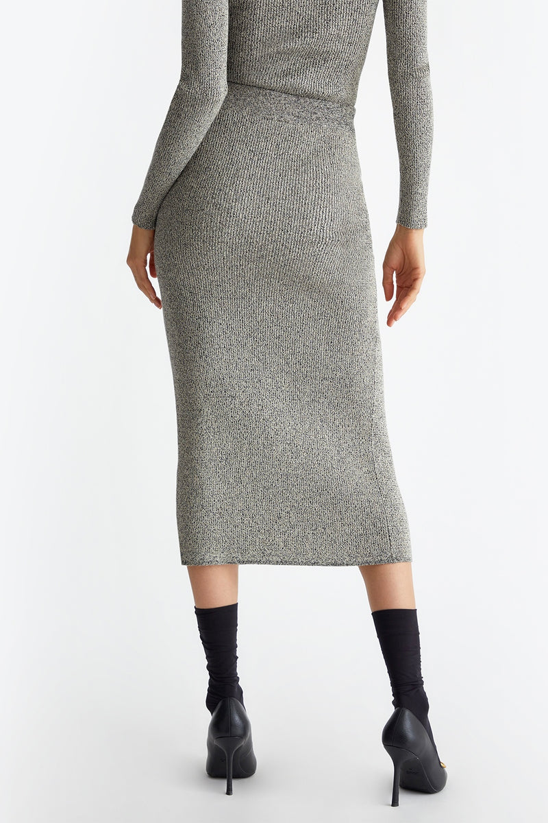 Liu Jo Lurex® Knit Midi Skirt