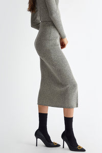 Liu Jo Lurex® Knit Midi Skirt