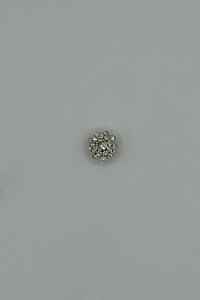 Crystal Flower Button set of 5