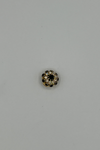 Black & Gold Button SET OF 6