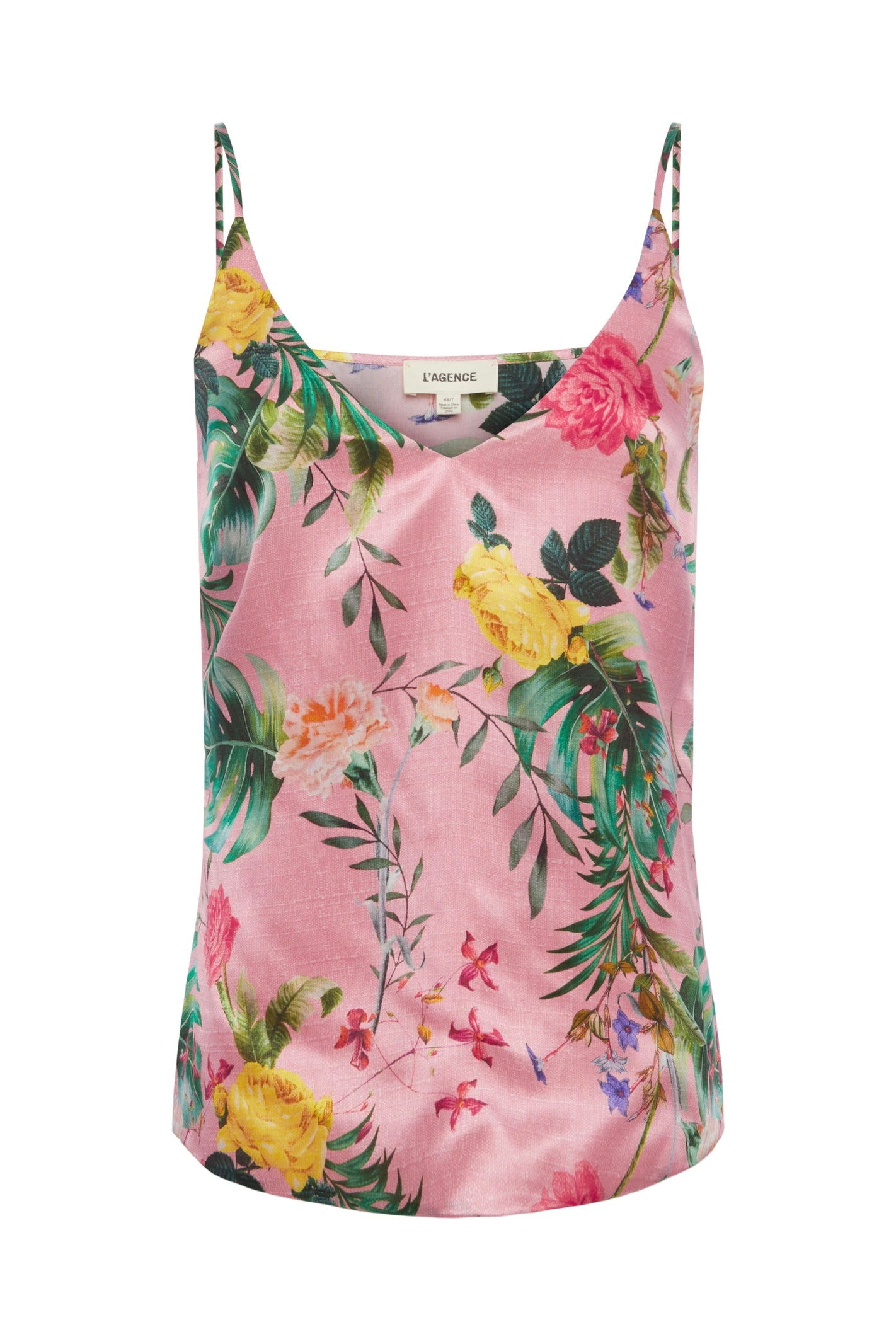 L'Agence Jane Silk Tank Top