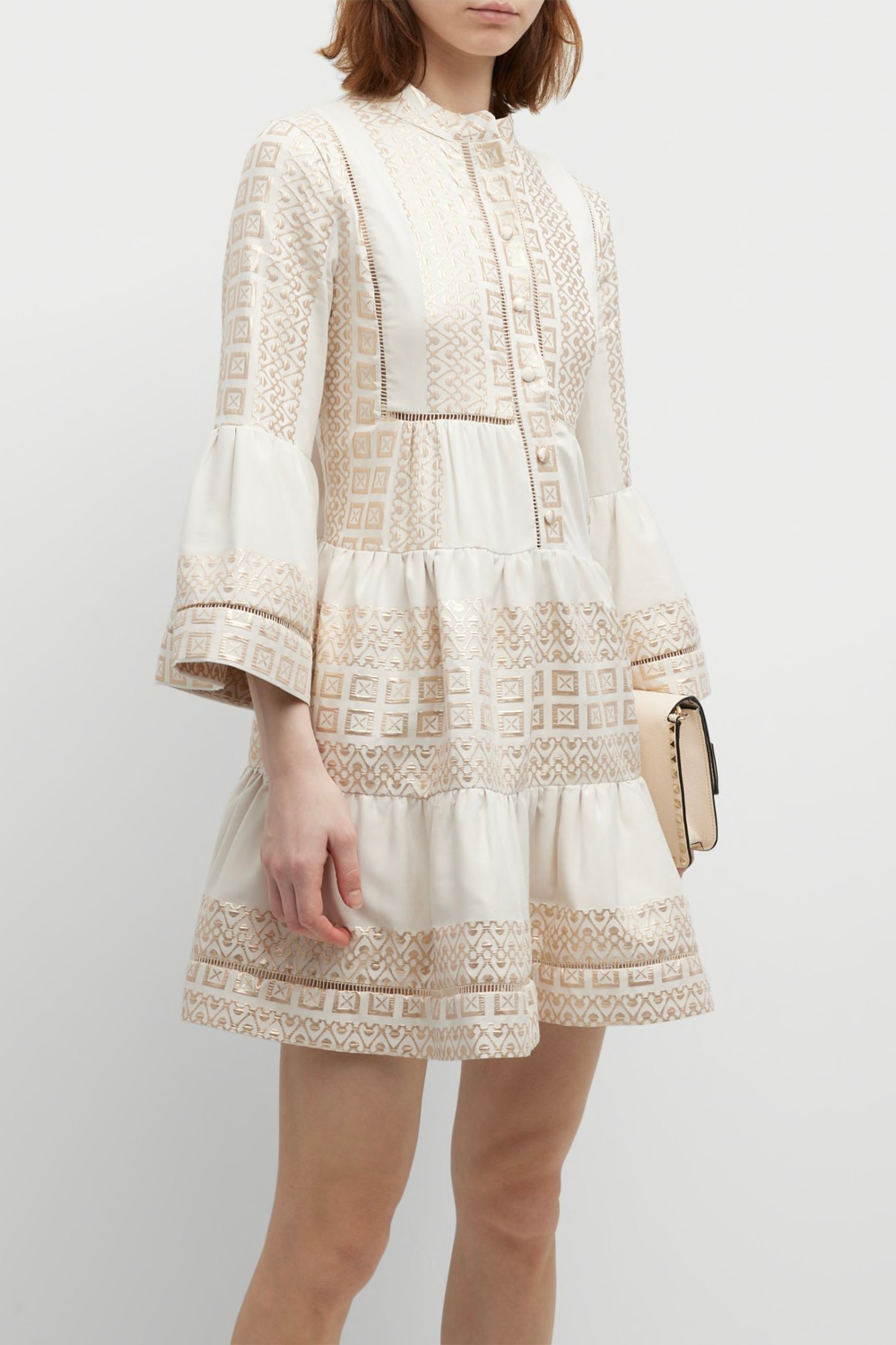 LACE The Label Jacquard Mini Dress - Très Chic