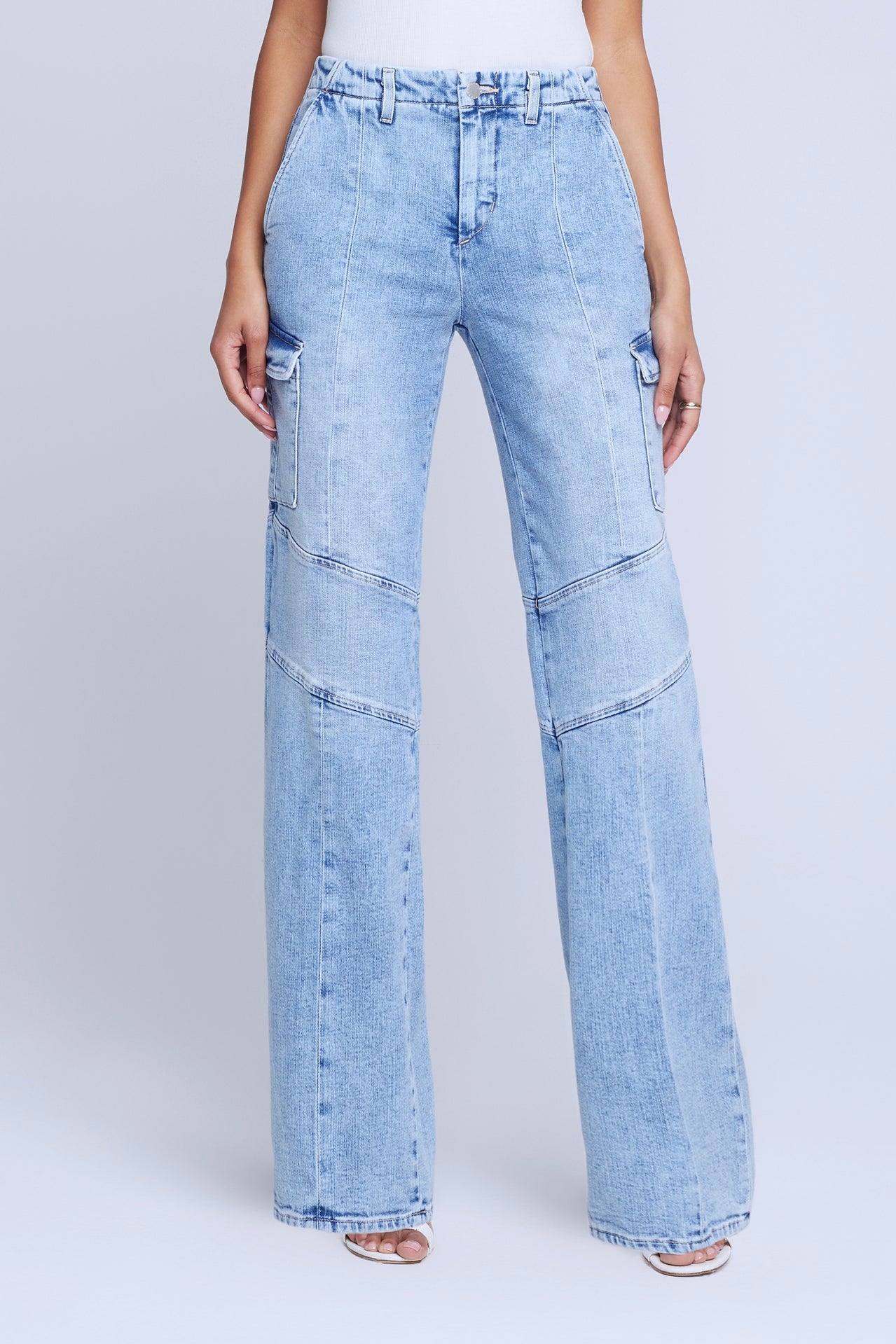 L'Agence Brooklyn Utility Wide Leg Jean