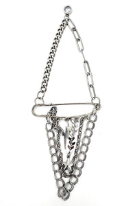 Aether Designs Lightning Brooch Silver