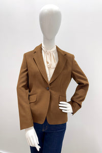 TC Sports veste Moka/Gold, doublure léopard bleu sarcelle