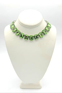 Tres Chic Collier de pierres précieuses vert