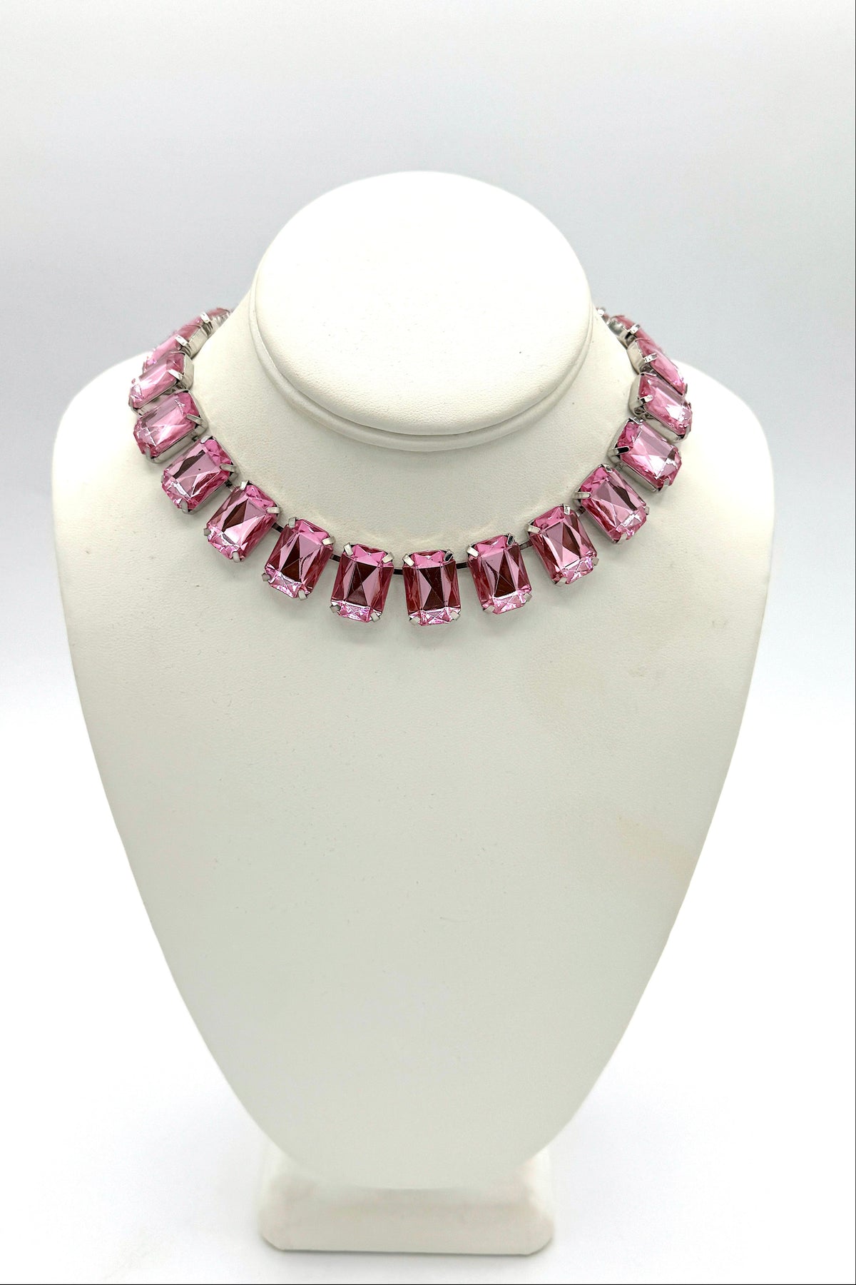 Tres Chic Gemstone Necklace Pink