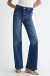 Liu Jo Flared Sailor Jeans with Buttons