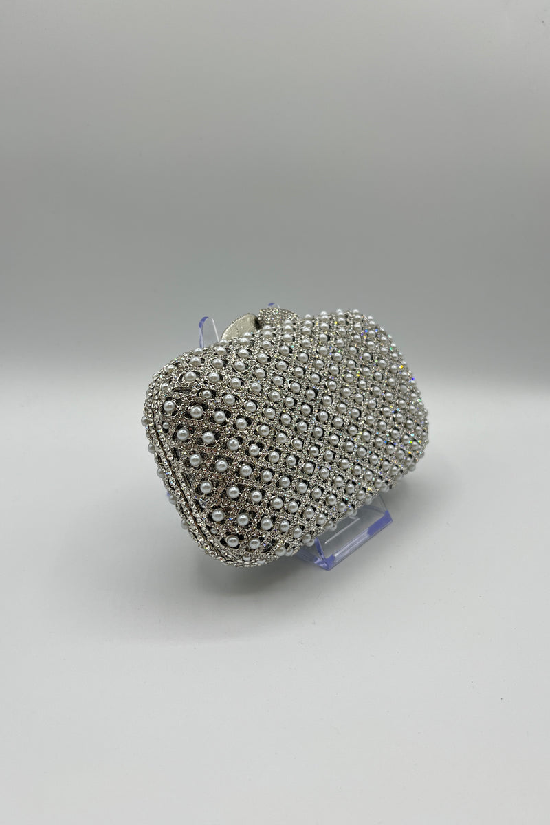 URetro Crystal And Pearl Evening Clutch