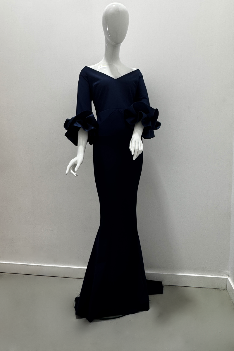 Robe Greta Constantine Donie à col en V avec manchette à volants