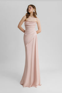 Gemy Maalouf Beaded Strapless Gown