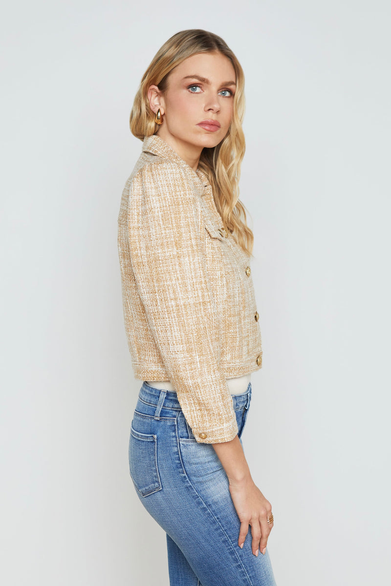 L'Agence Kelsey Tweed Jacket