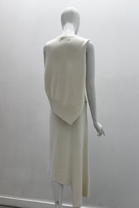 Jupe midi asymétrique en cachemire Notshy Juliette