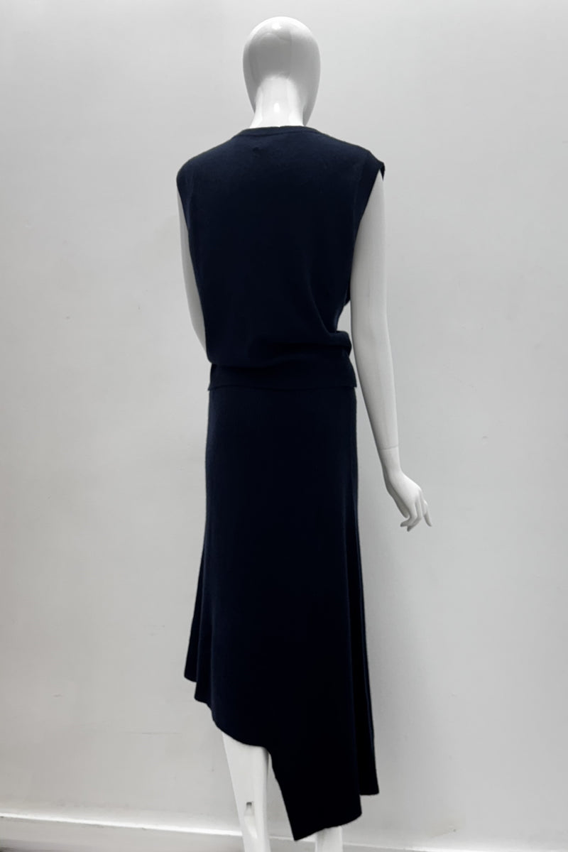 Jupe midi asymétrique en cachemire Notshy Juliette