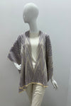 MISSONI ZIG ZAG PONCHO D9558 OR/LYLAC O/S