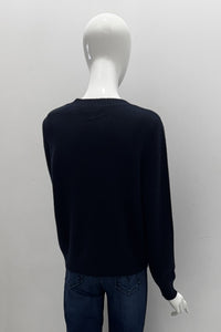 Repeat Classic Button-Up Organic Cashmere Cardigan