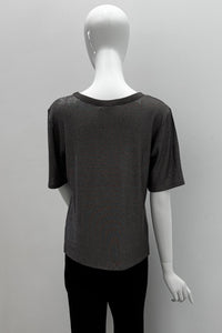 Purotatto Metallic Round Neck T-Shirt