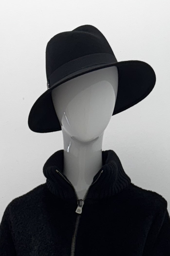 Cinzia Rocca Wool Felt Fedora Hat With Ruban